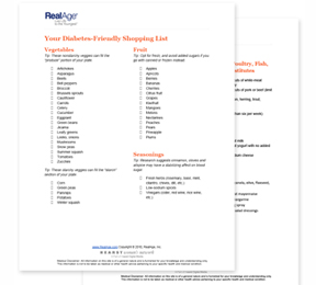 Your Diabetic Food Shopping List Your Diabetic Food Shopping List