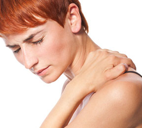 Be careful not to fall for any of the common <b>chronic pain</b> myths. - rec-woman-with-neck-pain-credits-denis-kartavenko-isp-01-12-12-md